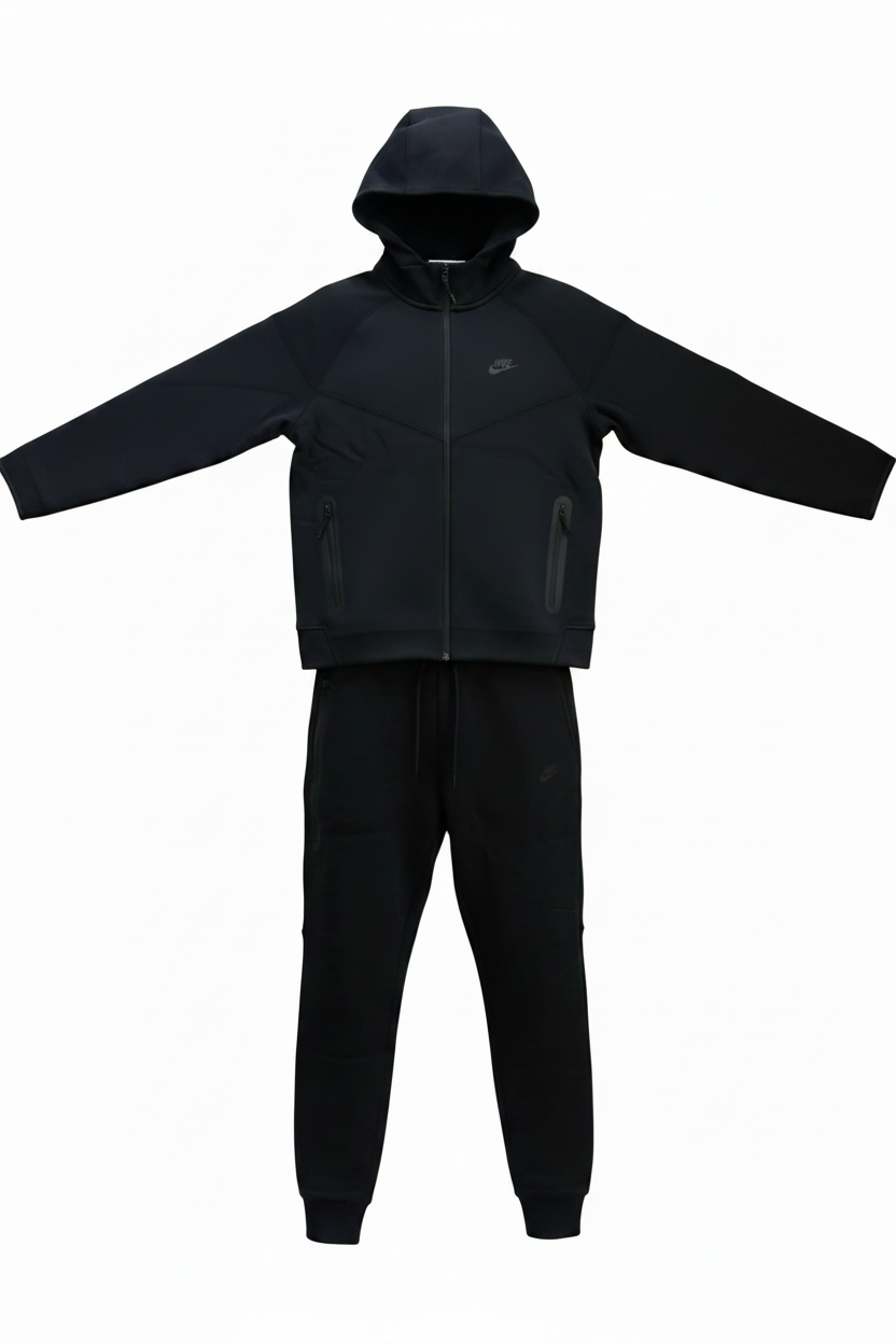 Nike Tech Fleece (UA) - Black Dark Stitch