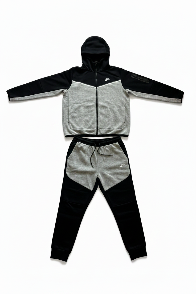 Nike Tech Fleece (UA) - Light Grey & Black