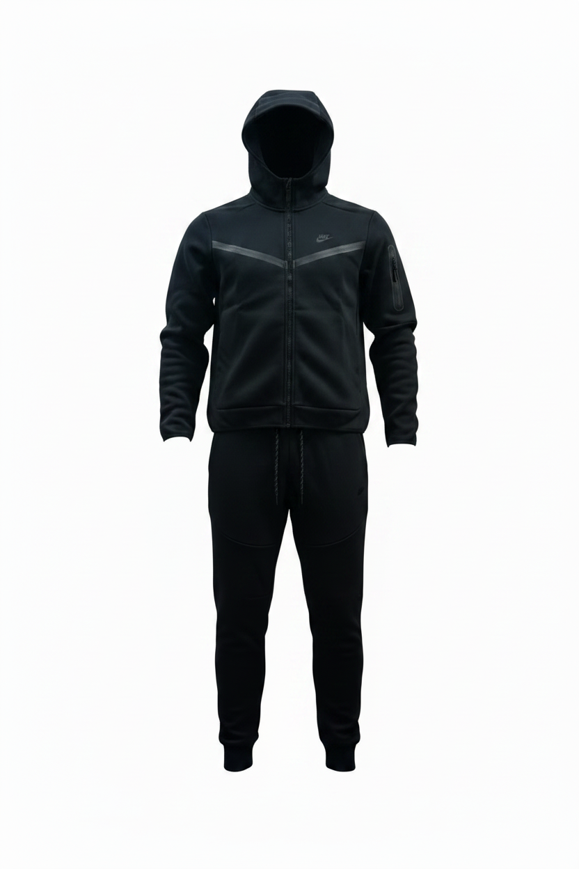 Nike Tech Fleece (UA) - Black Dark Graphic