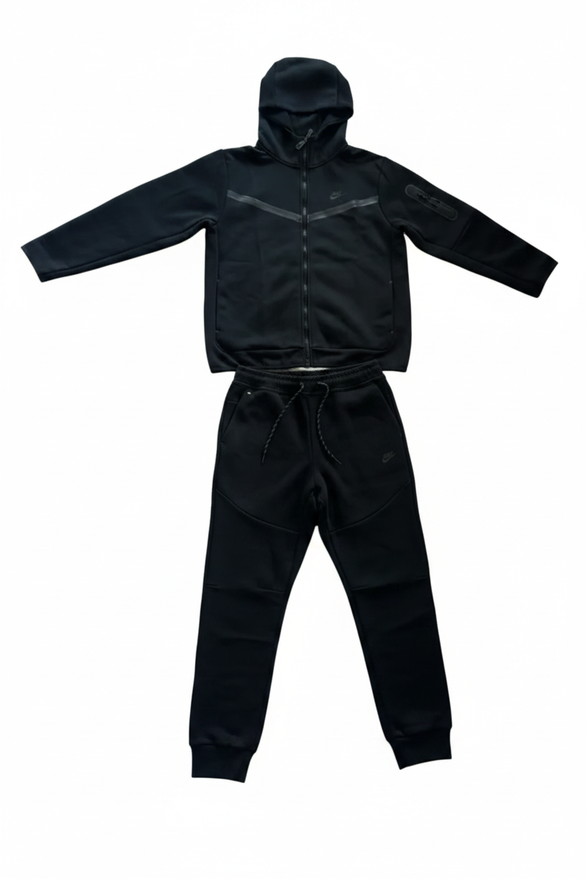 Nike Tech Fleece (UA) - Black Dark Graphic