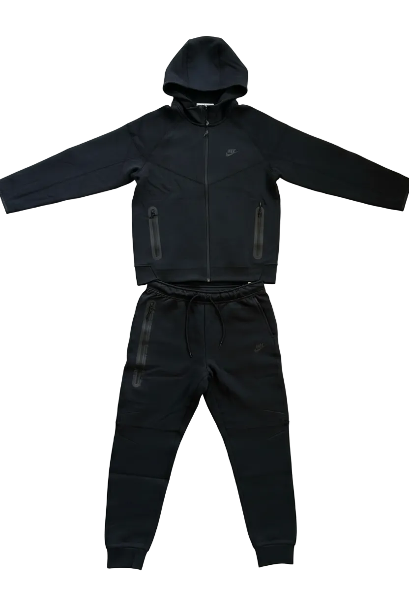 Nike Tech Fleece (UA) - Black Dark Stitch